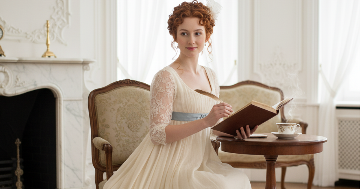 How to Wear a Regency Dress with Modern Elegance